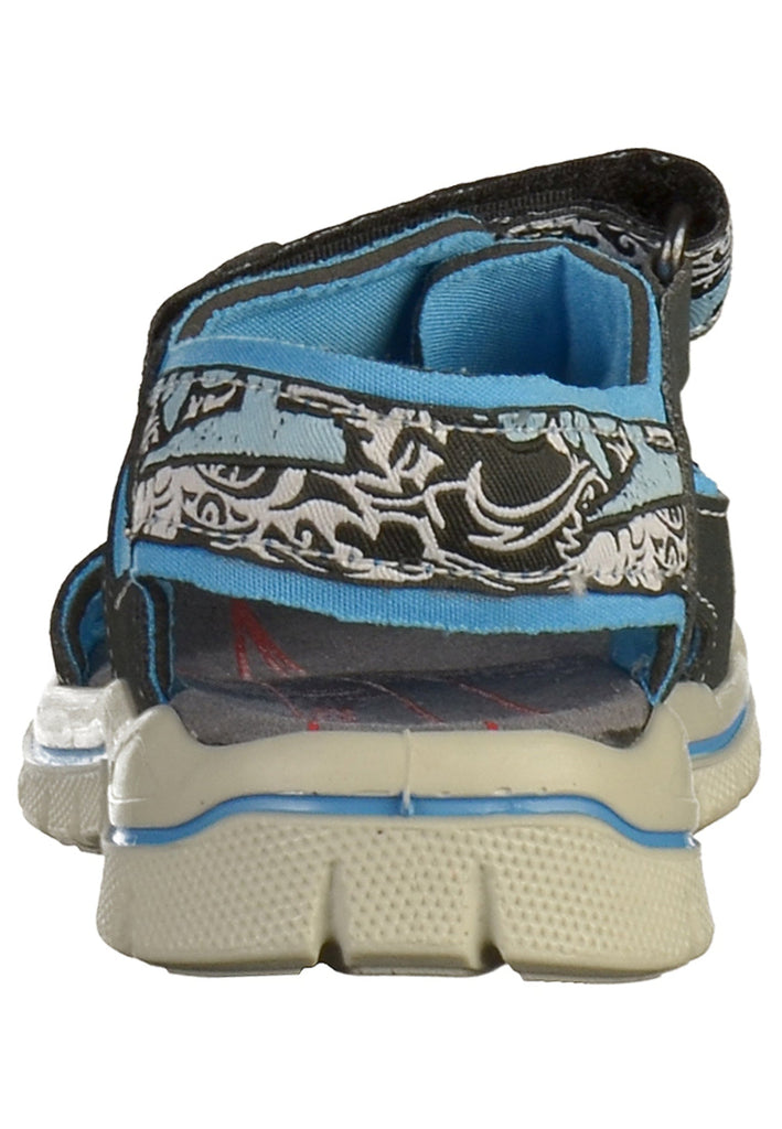 Ricosta Sandalen Lederimitat/Textil Grau/Blau