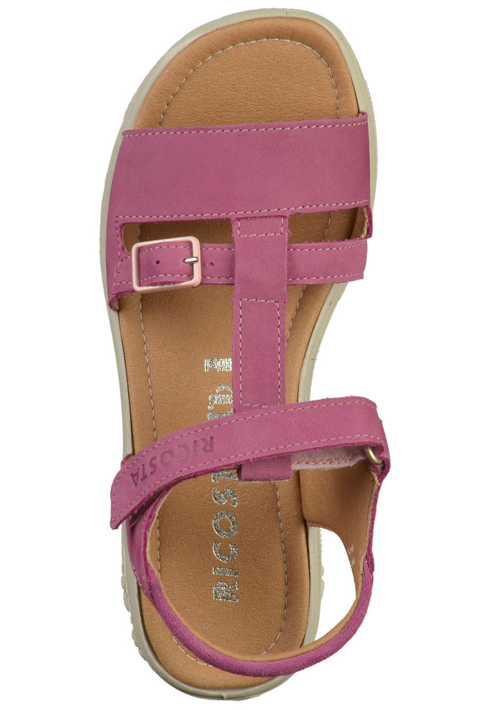Ricosta Sandalen Nubukleder Rosa