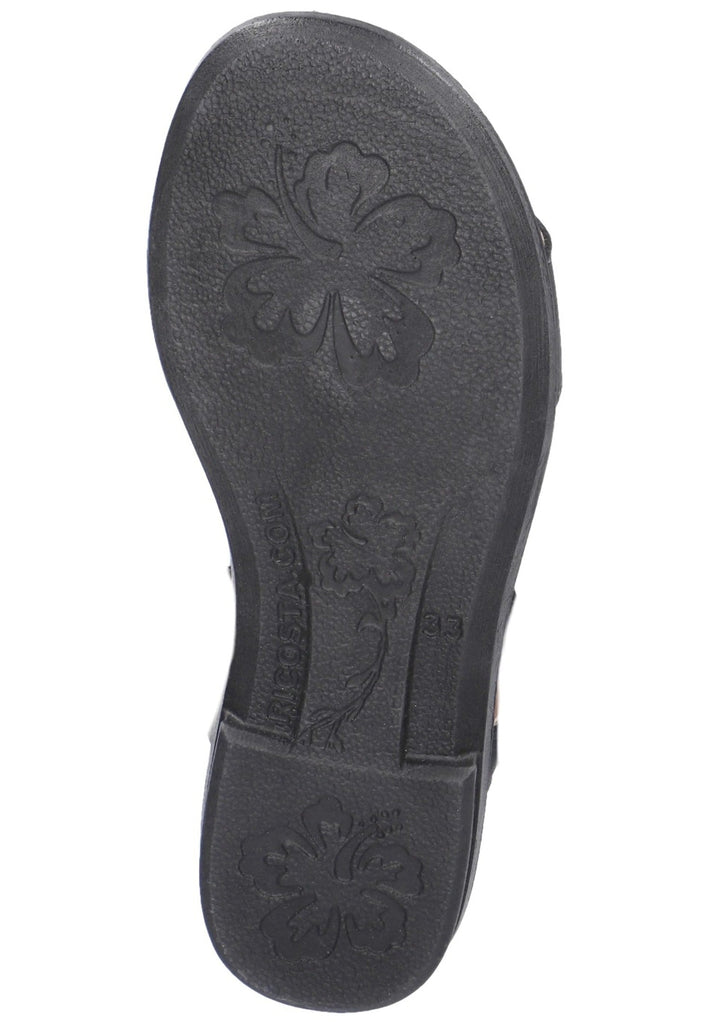Ricosta Sandalen Nubukleder Schwarz