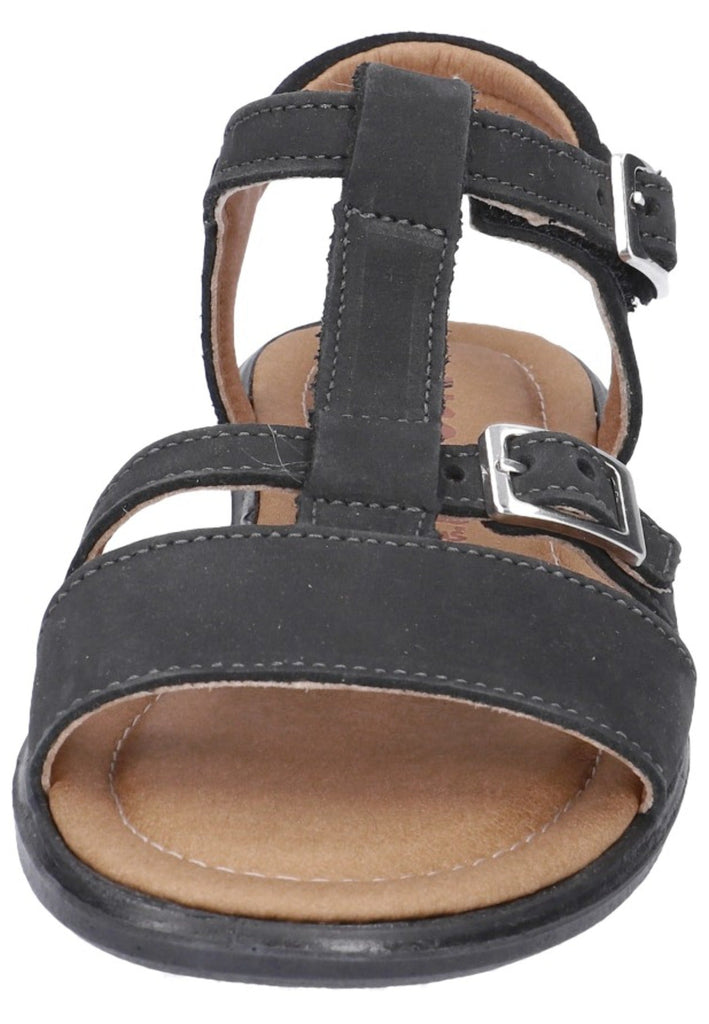 Ricosta Sandalen Nubukleder Schwarz