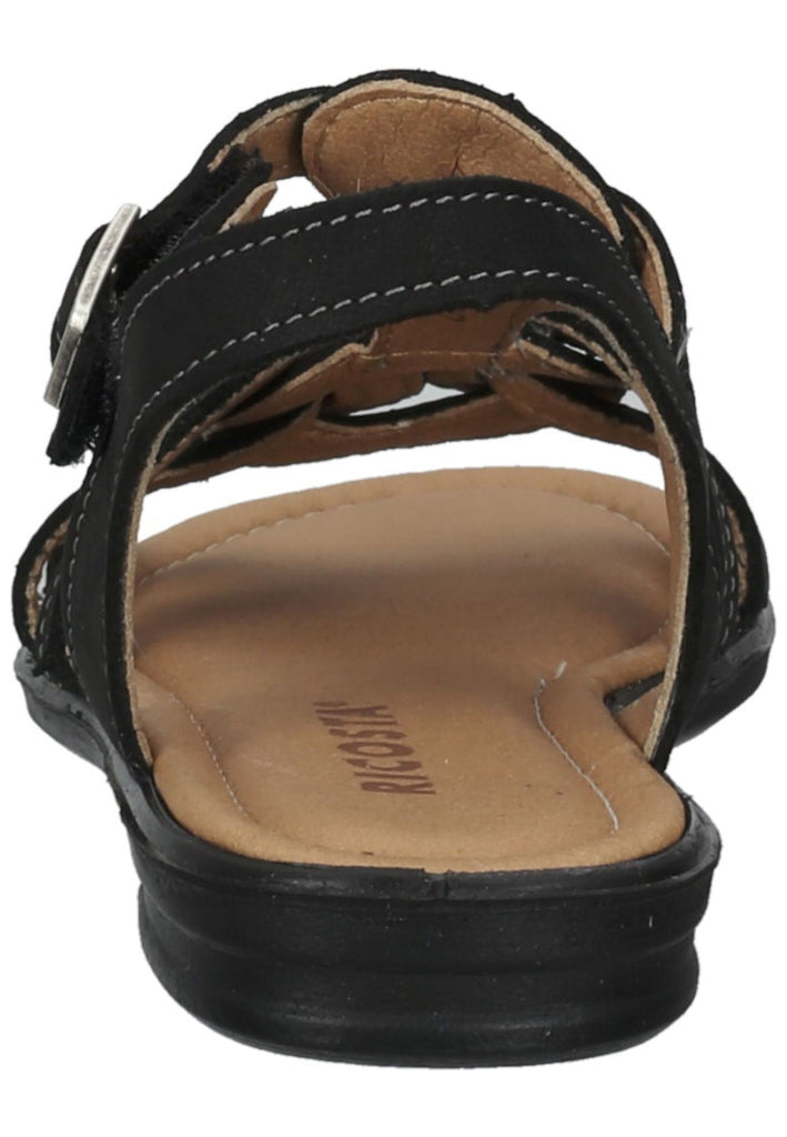 Ricosta Sandalen Nubukleder Schwarz