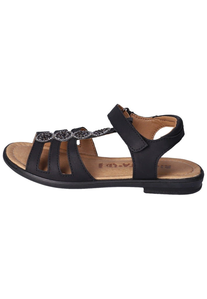 Sandalen Ricosta Sandalen Lederimitat Schwarz