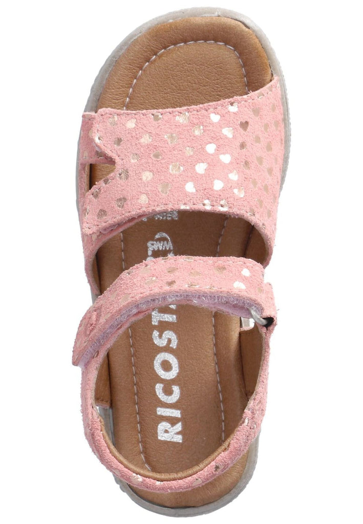 Ricosta Sandalen Veloursleder Rosa