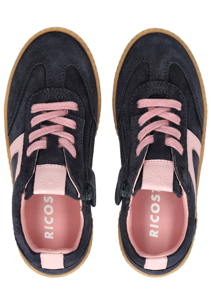 Ricosta Sneaker Leder Blau/Pink
