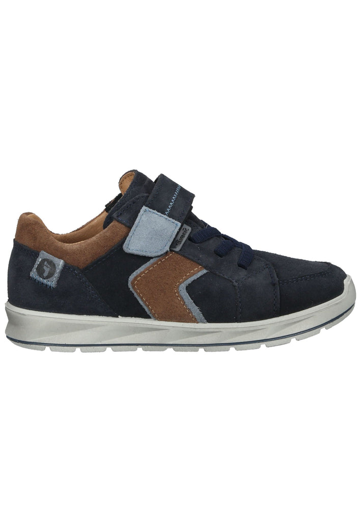 Ricosta Sneaker Leder Dunkelblau/Braun