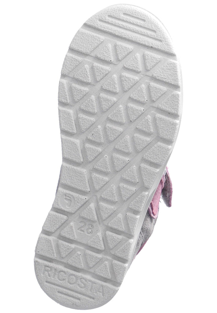 Ricosta Sneaker Leder Grau/Pink