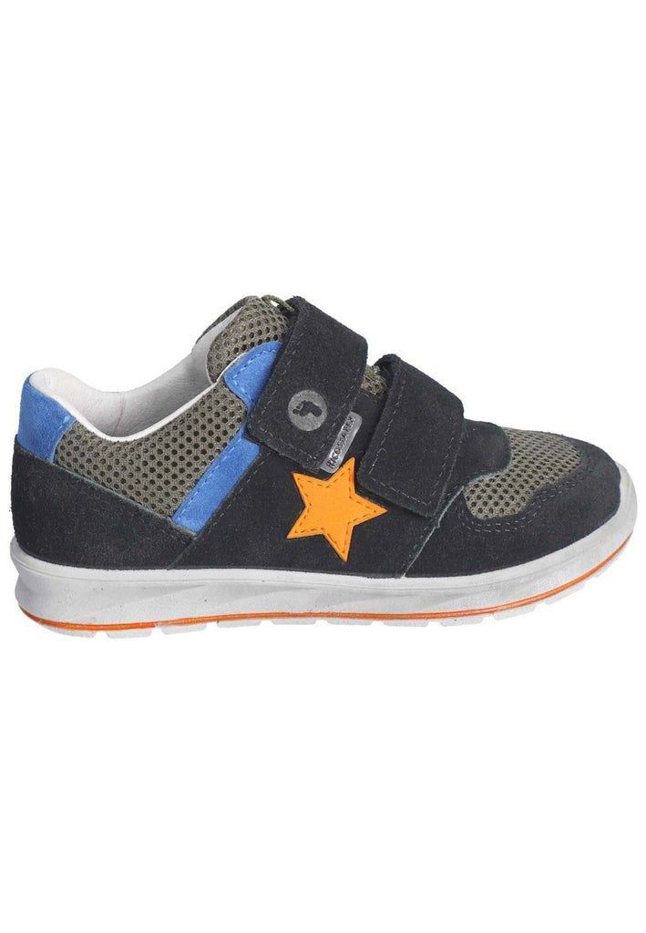 Ricosta Sneaker Leder Schwarz/Oliv