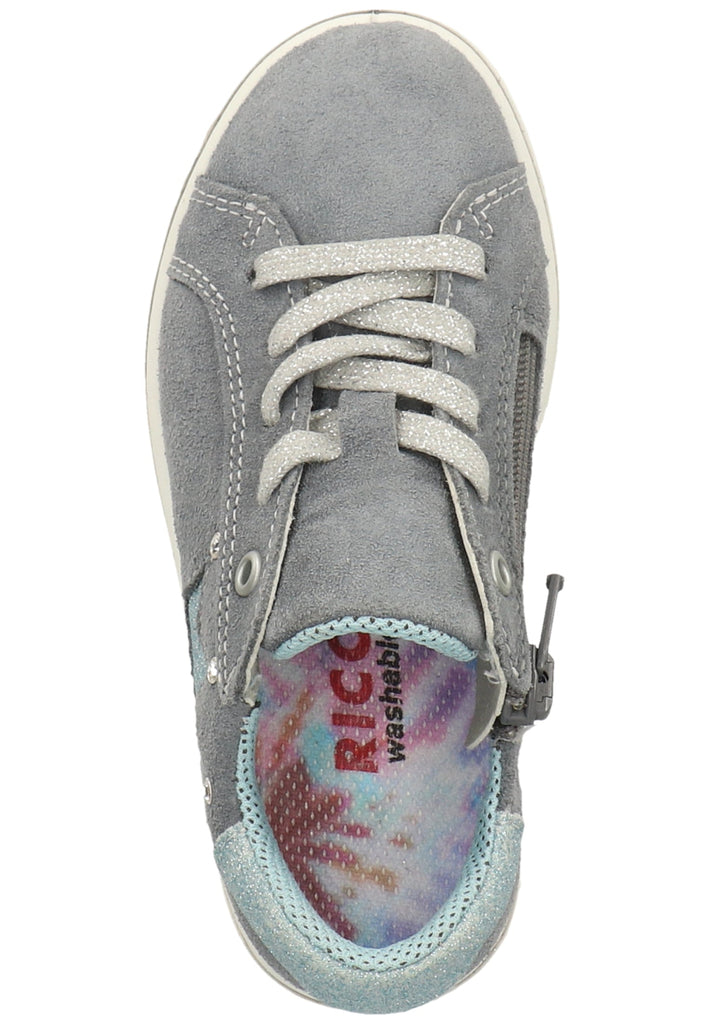 Ricosta Sneaker Leder/Synthetik Grau/Blau
