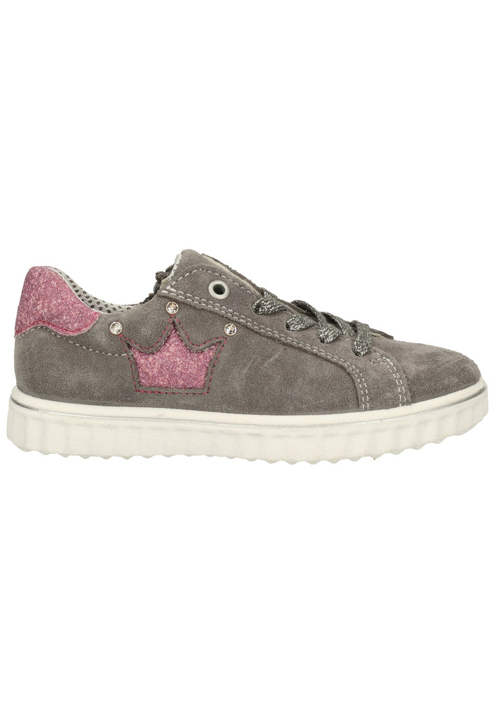 Ricosta Sneaker Leder/Synthetik Grau/Rosa