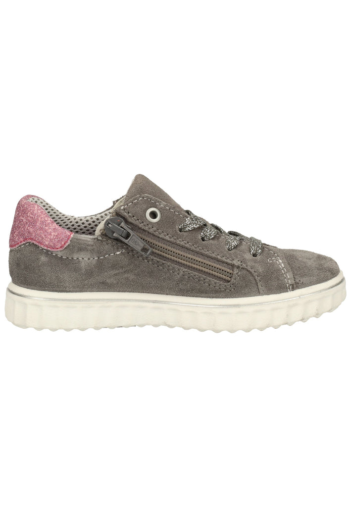 Ricosta Sneaker Leder/Synthetik Grau/Rosa