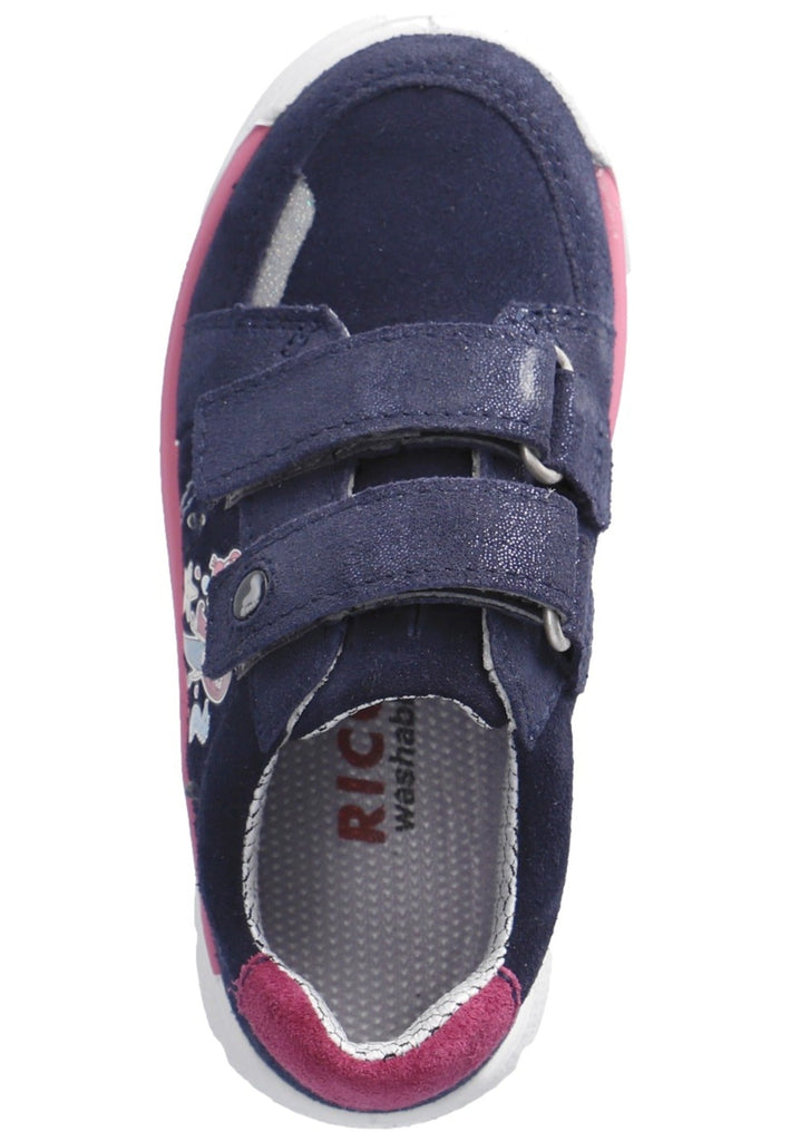 Ricosta Sneaker Leder/Textil Blau/Pink