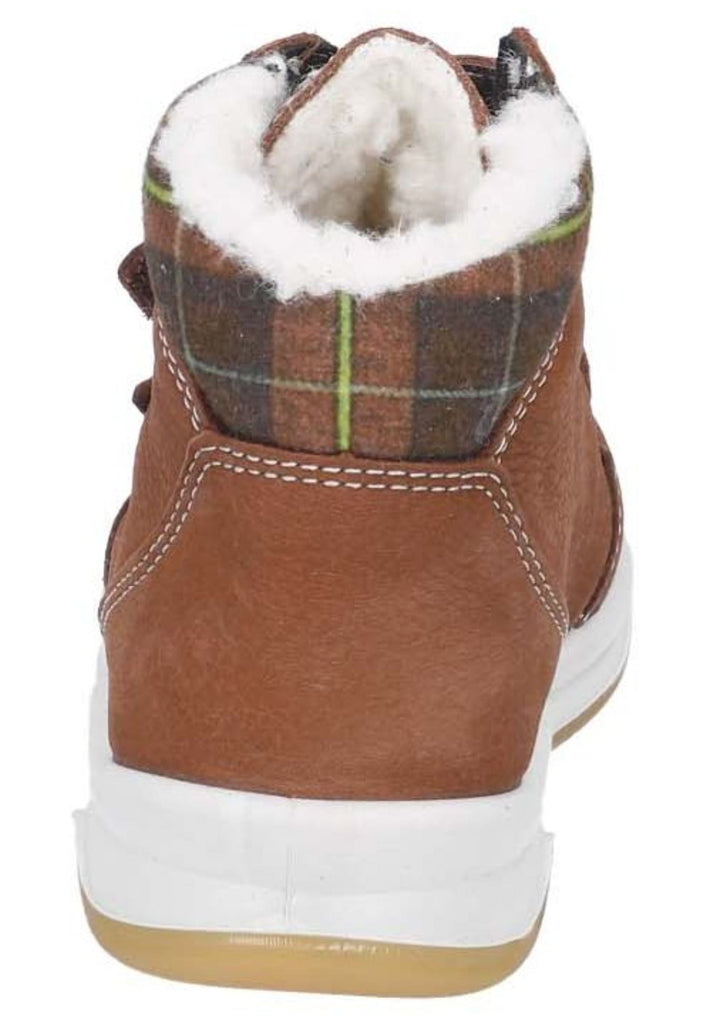 Ricosta Sneaker Leder/Textil Curry Warmfutter