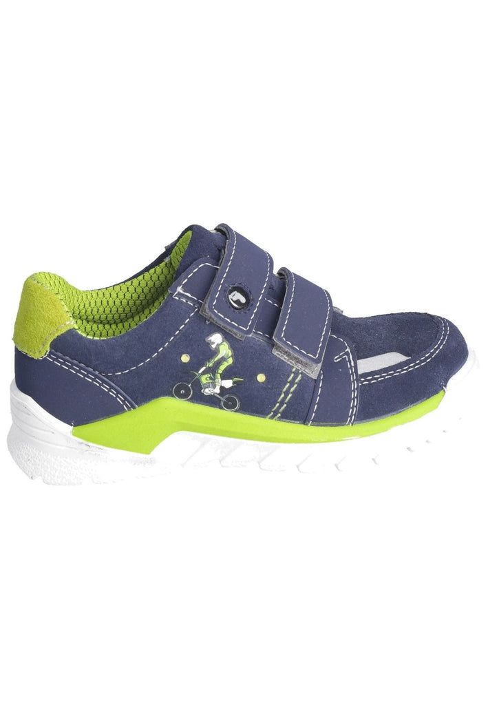 Ricosta Sneaker Leder/Textil Dunkelblau/Grün