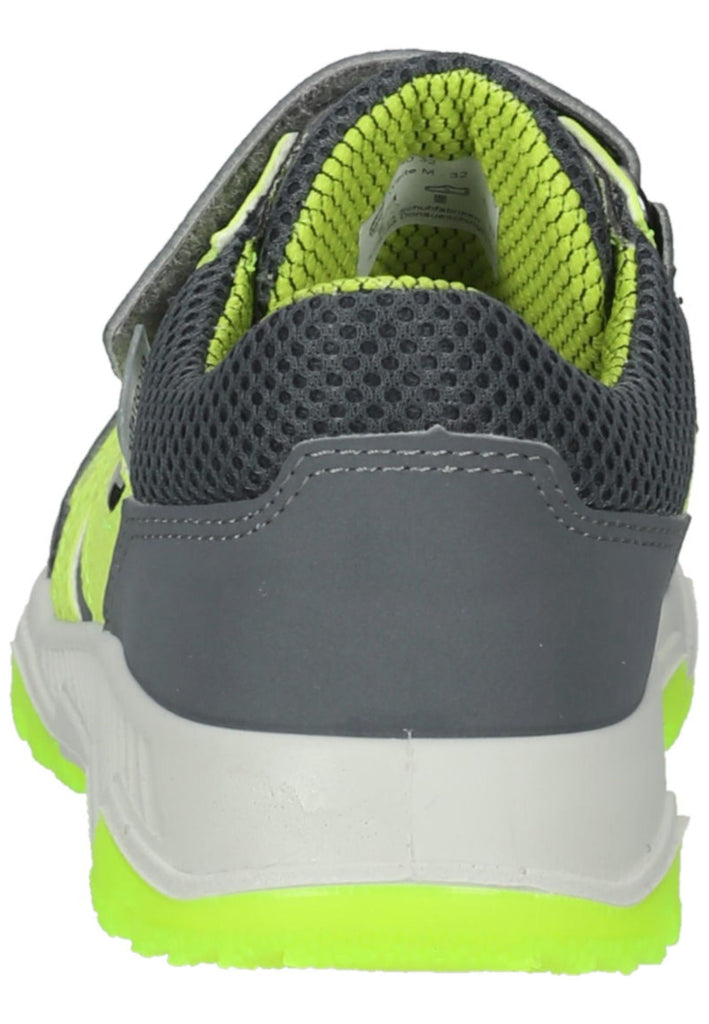 Ricosta Sneaker Leder/Textil Grau/Gelb