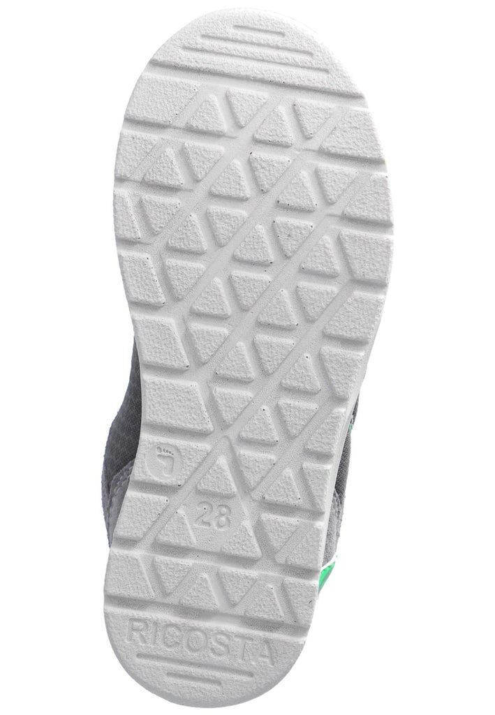 Ricosta Sneaker Leder/Textil Grau/Grün