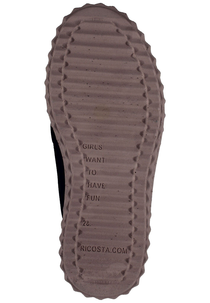 Ricosta Sneaker Leder/Textil Grau/Rosa