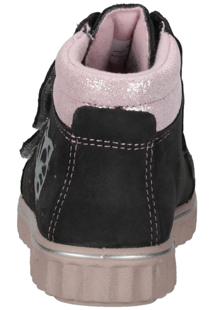 Ricosta Sneaker Leder/Textil Grau/Rosa