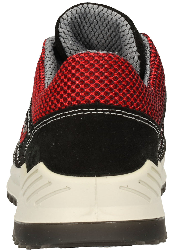 Ricosta Sneaker Leder/Textil Rot/Schwarz