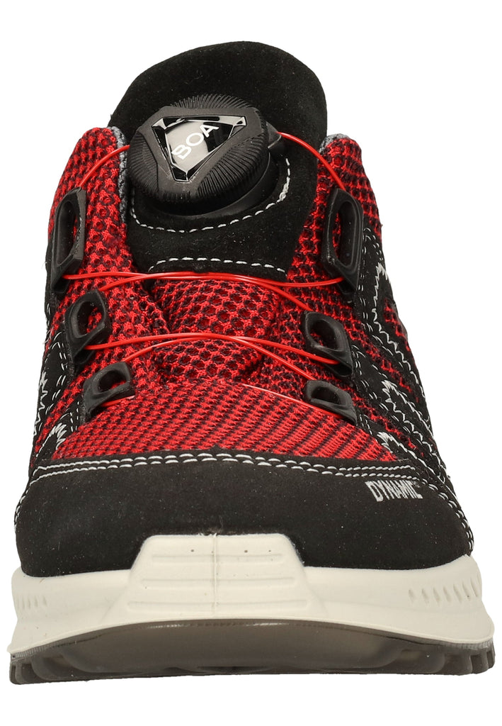 Ricosta Sneaker Leder/Textil Rot/Schwarz