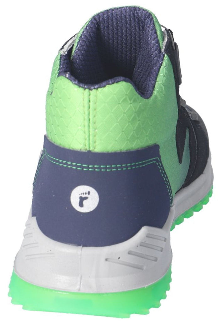 Ricosta Sneaker Lederimitat/Textil Blau/Grün Warmfutter