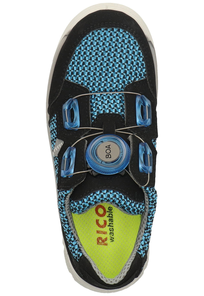 Ricosta Sneaker Lederimitat/Textil Blau/Schwarz