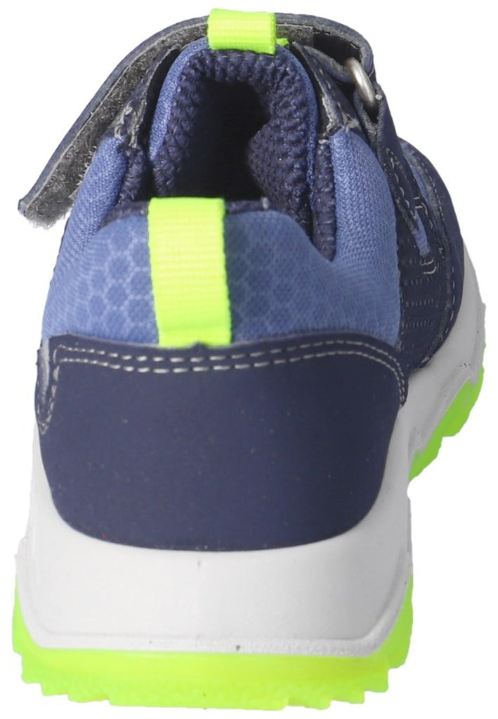 Ricosta Sneaker Lederimitat/Textil Dunkelblau/Grün