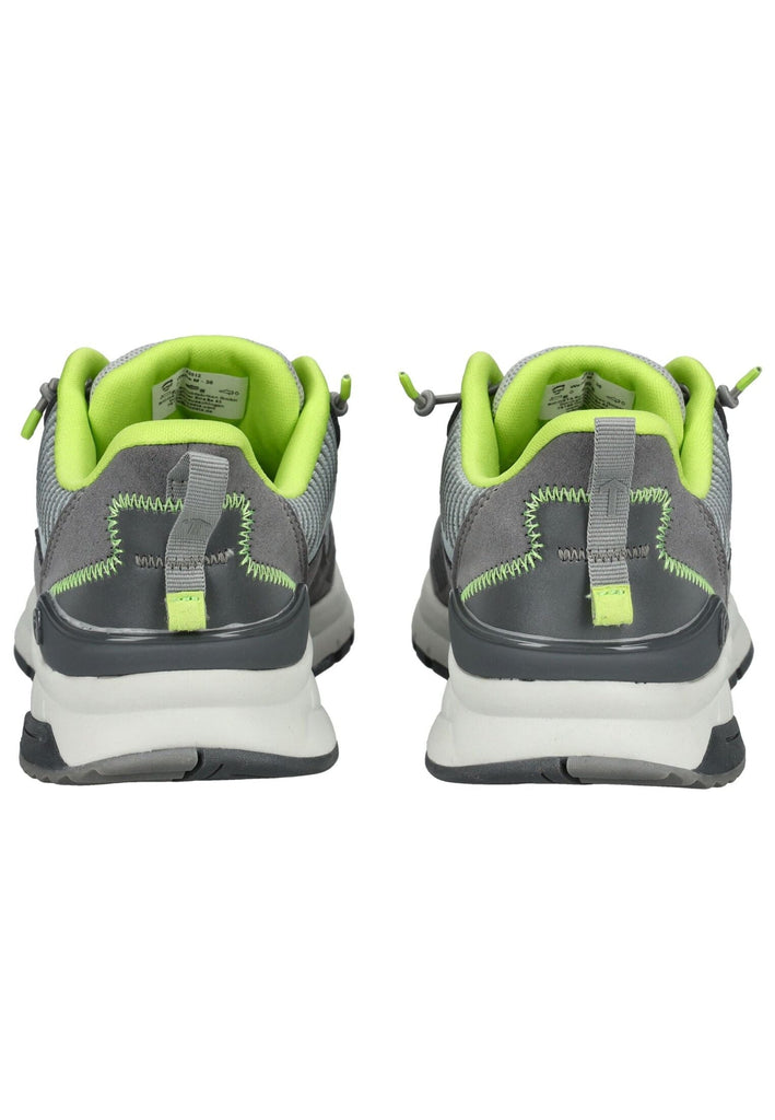 Ricosta Sneaker Lederimitat/Textil Grau/Gelb