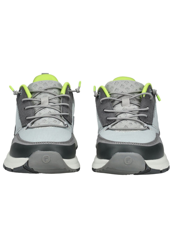 Ricosta Sneaker Lederimitat/Textil Grau/Gelb