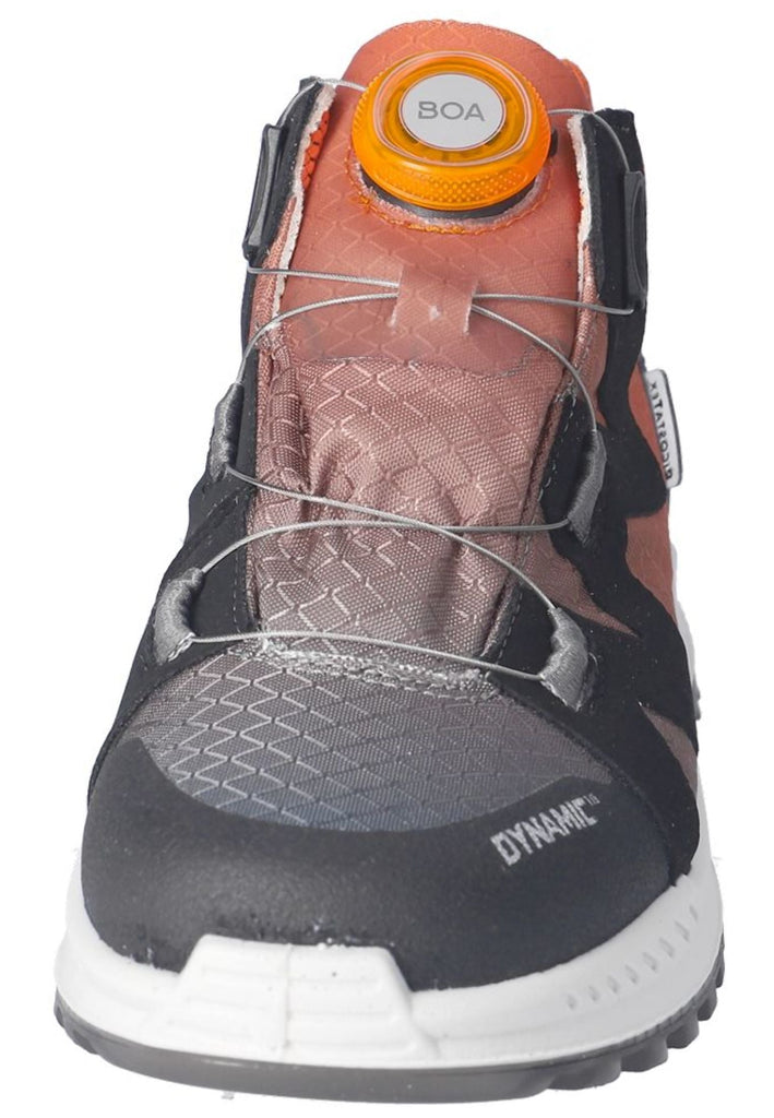 Ricosta Sneaker Lederimitat/Textil Grau/Orange Warmfutter