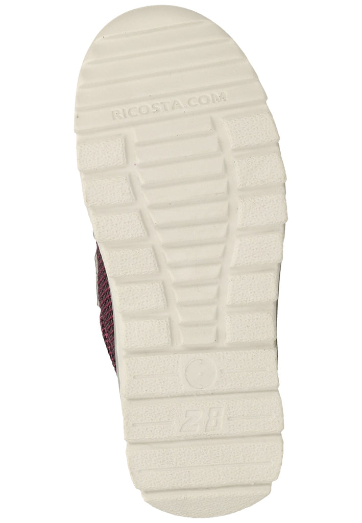 Ricosta Sneaker Lederimitat/Textil Grau/Violett