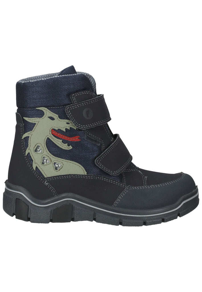 Ricosta Sneaker Lederimitat/Textil Ozean Warmfutter