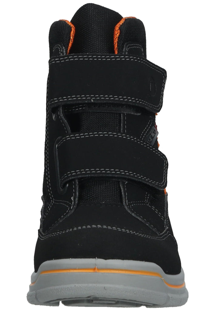 Ricosta Sneaker Lederimitat/Textil Schwarz/Orange Warmfutter