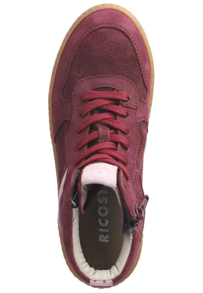 Ricosta Sneaker Veloursleder Bordeaux