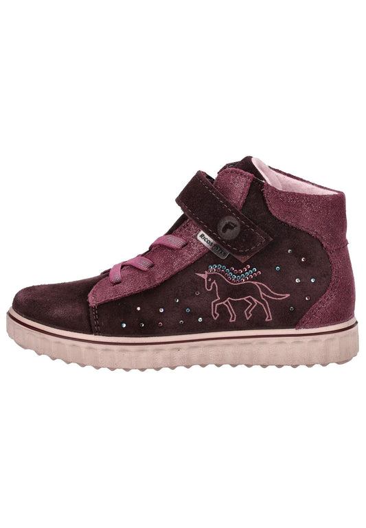 Ricosta Sneaker Veloursleder Merlot