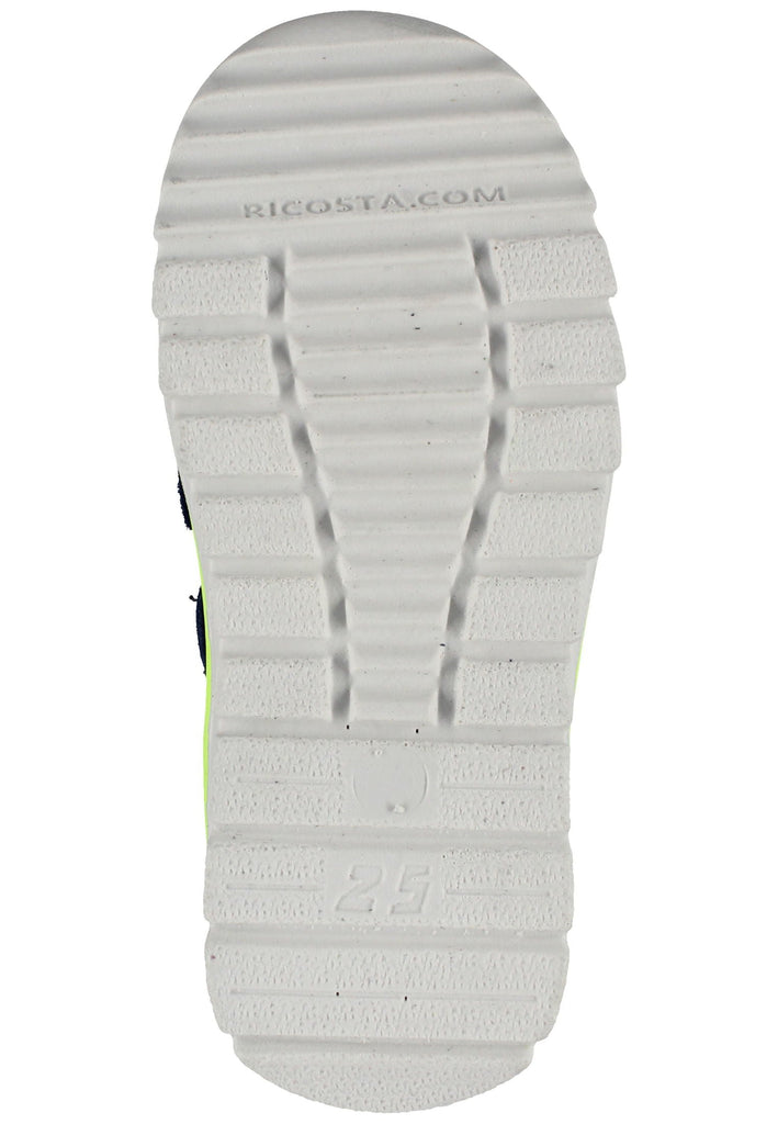 Ricosta Sneaker Veloursleder/Textil Dunkelblau/Grün