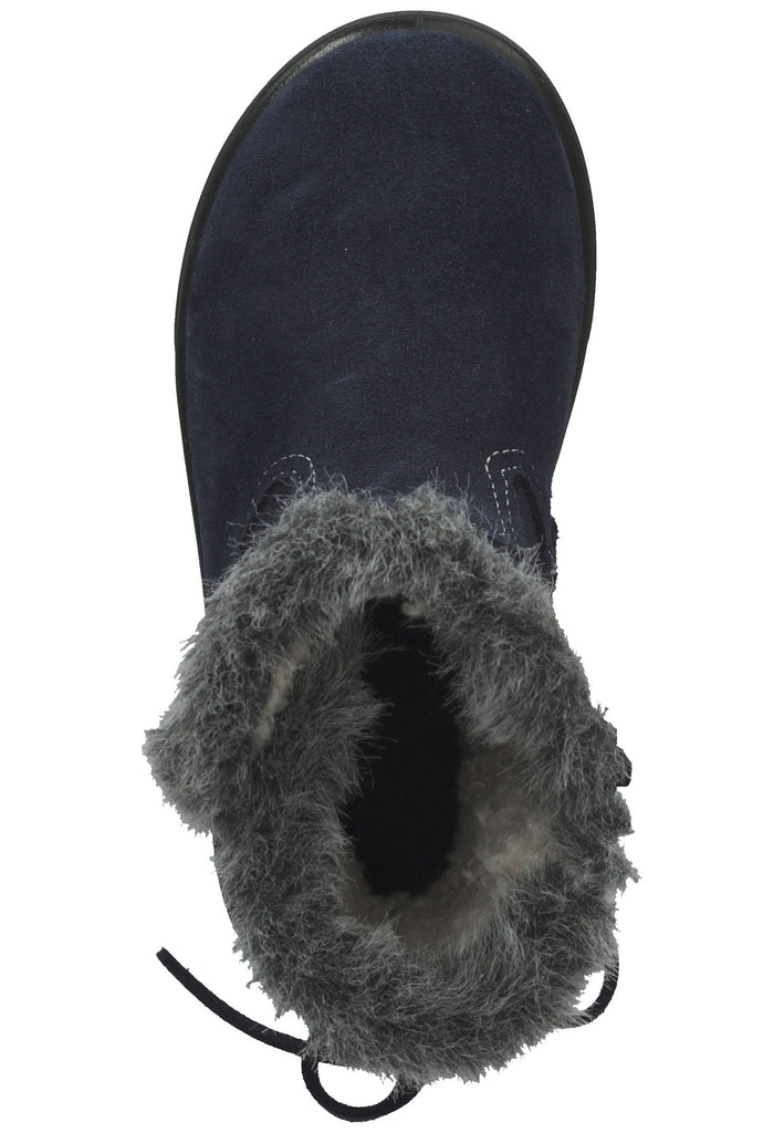 Ricosta Stiefel Leder Dunkelblau Warmfutter