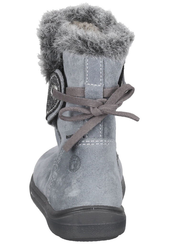 Ricosta Stiefel Leder Grau Warmfutter