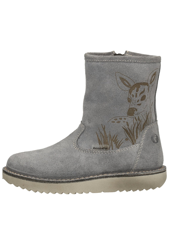 Ricosta Stiefel Leder Hellblau Warmfutter