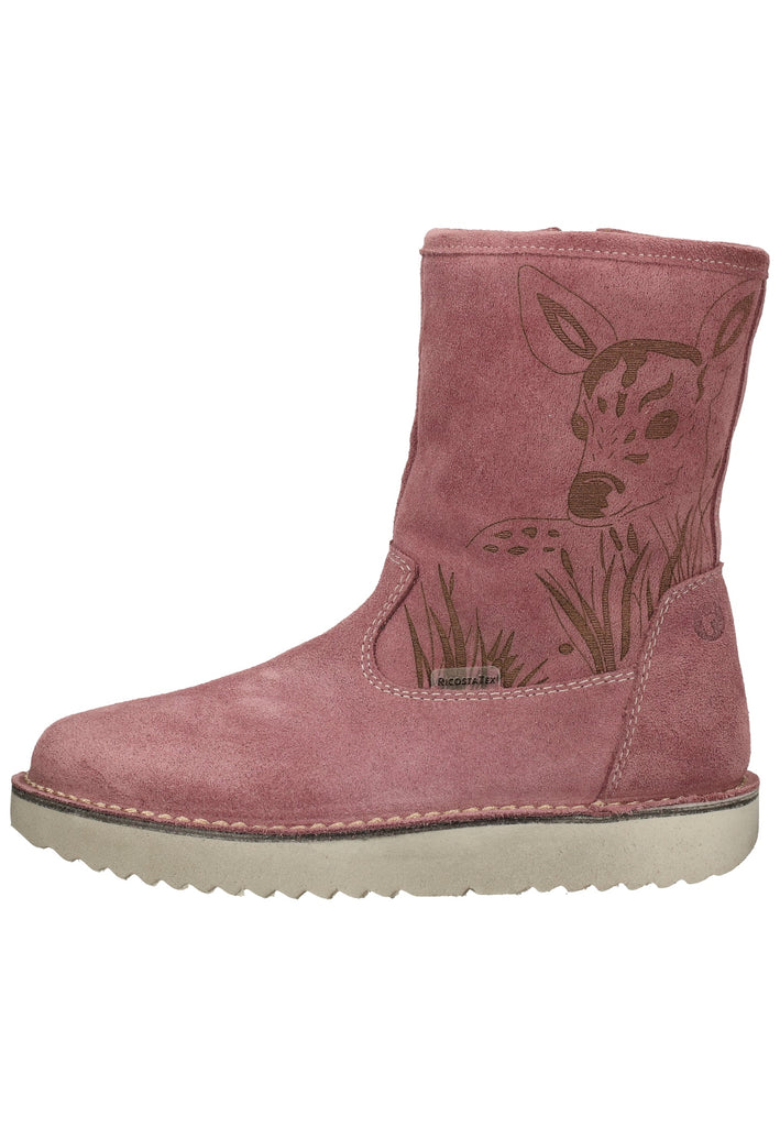 Ricosta Stiefel Leder Rosa Warmfutter