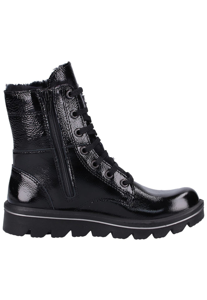 Ricosta Stiefel Leder Schwarz Warmfutter