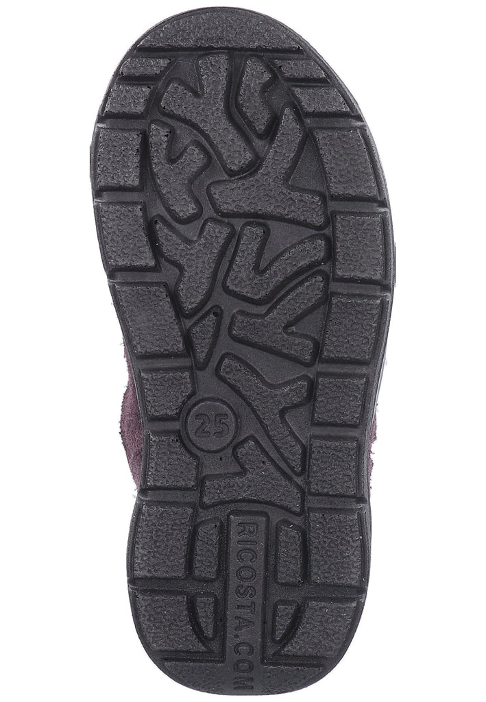 Ricosta Stiefel Leder/Synthetik Lila Warmfutter