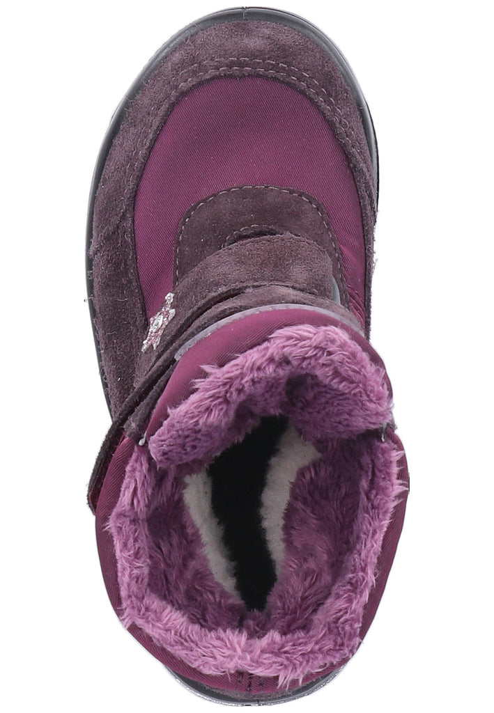 Ricosta Stiefel Leder/Synthetik Lila Warmfutter