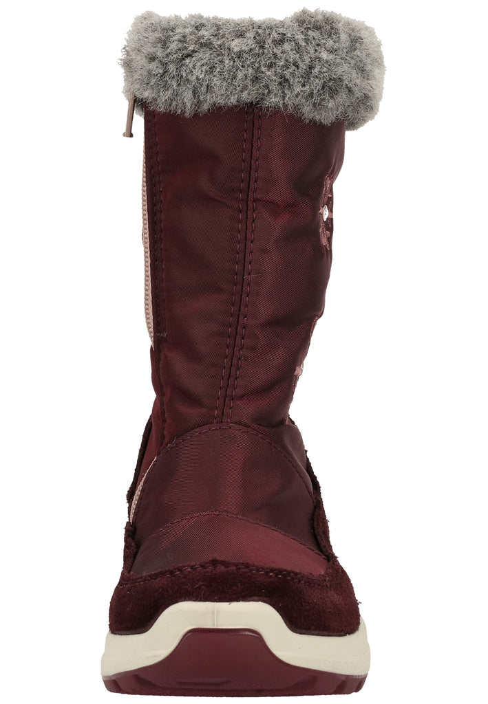 Ricosta Stiefel Leder/Textil Pflaume Warmfutter