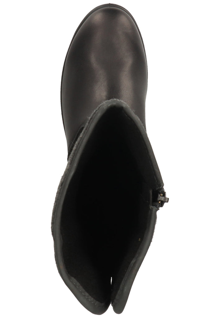 Ricosta Stiefel Leder/Textil Schwarz/Grau