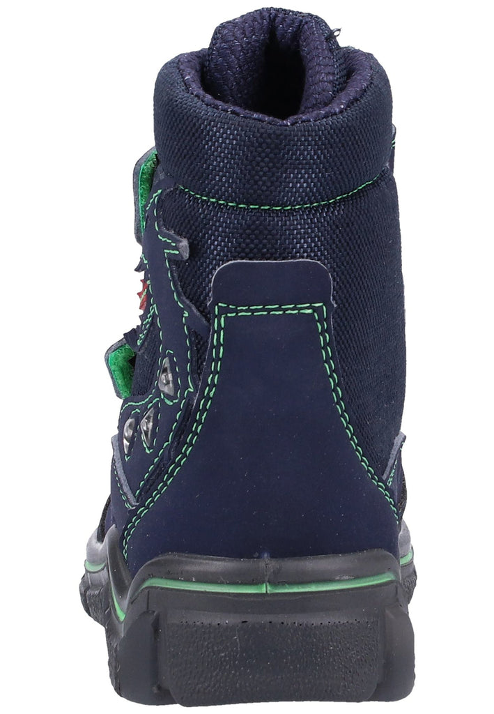 Ricosta Stiefel Lederimitat/Textil Blau Warmfutter