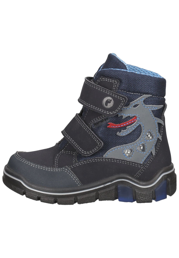 Ricosta Stiefel Lederimitat/Textil Ozean Warmfutter