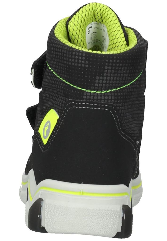 Ricosta Stiefel Lederimitat/Textil Schwarz Warmfutter