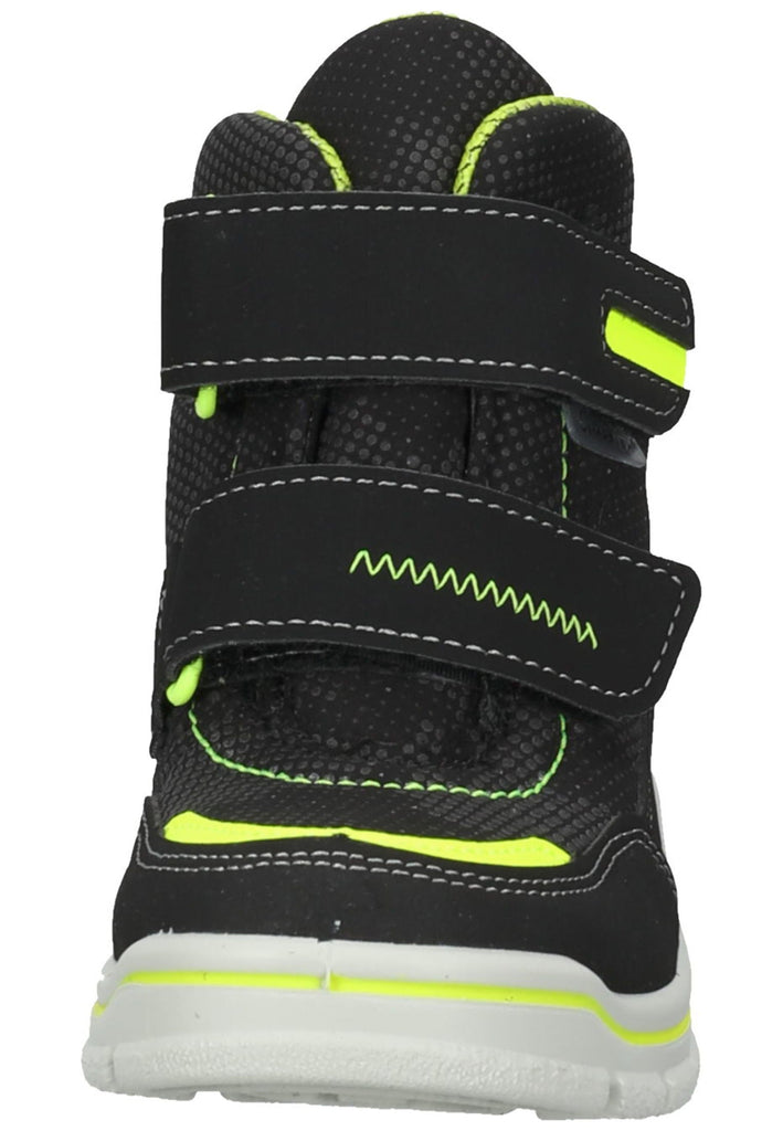 Ricosta Stiefel Lederimitat/Textil Schwarz Warmfutter