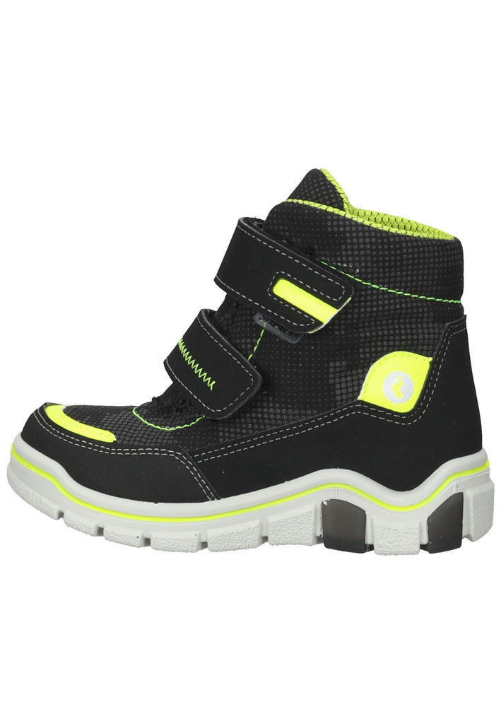 Ricosta Stiefel Lederimitat/Textil Schwarz Warmfutter