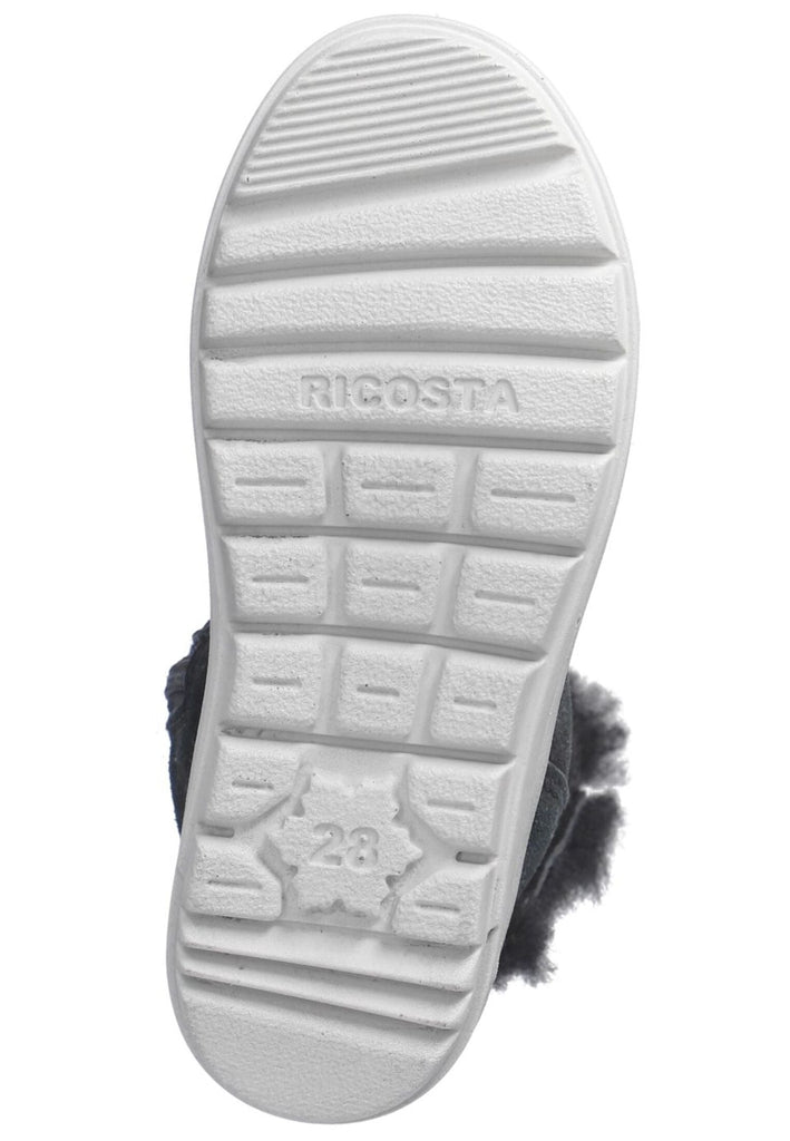 Ricosta Stiefel Veloursleder Schwarz Warmfutter